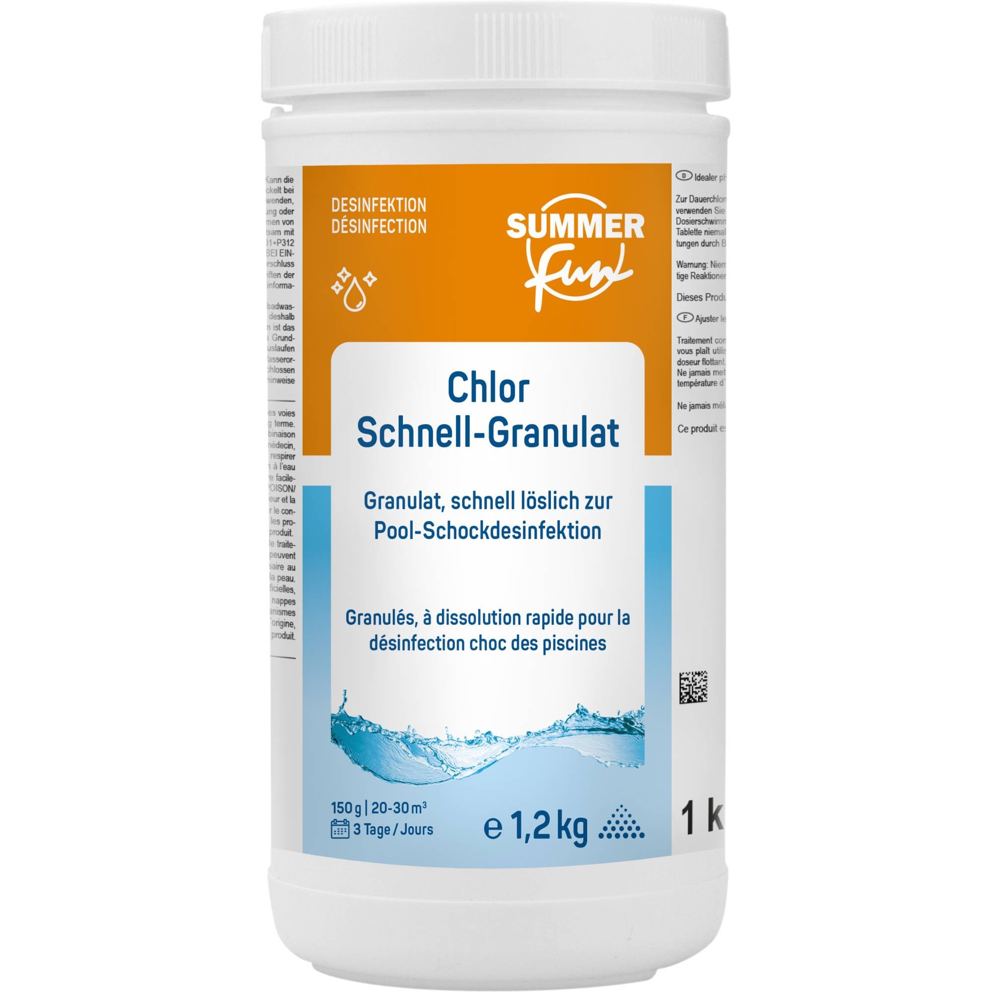 Summer Fun Chlor Schnell-Granulat - 1,2 kg